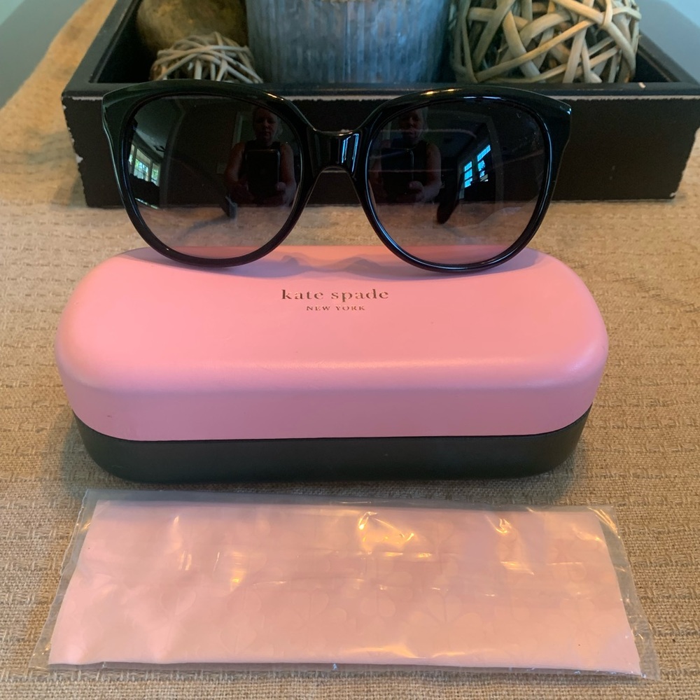 Kate Spade black frame sunglasses